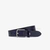 Серебряный ремень из кожи крокодила 021navy Js