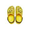 Crocs Smiley X  Классические клоги Eva Толстая подошва Облачные туфли Женские клоги Желтый Черный 207233-90H