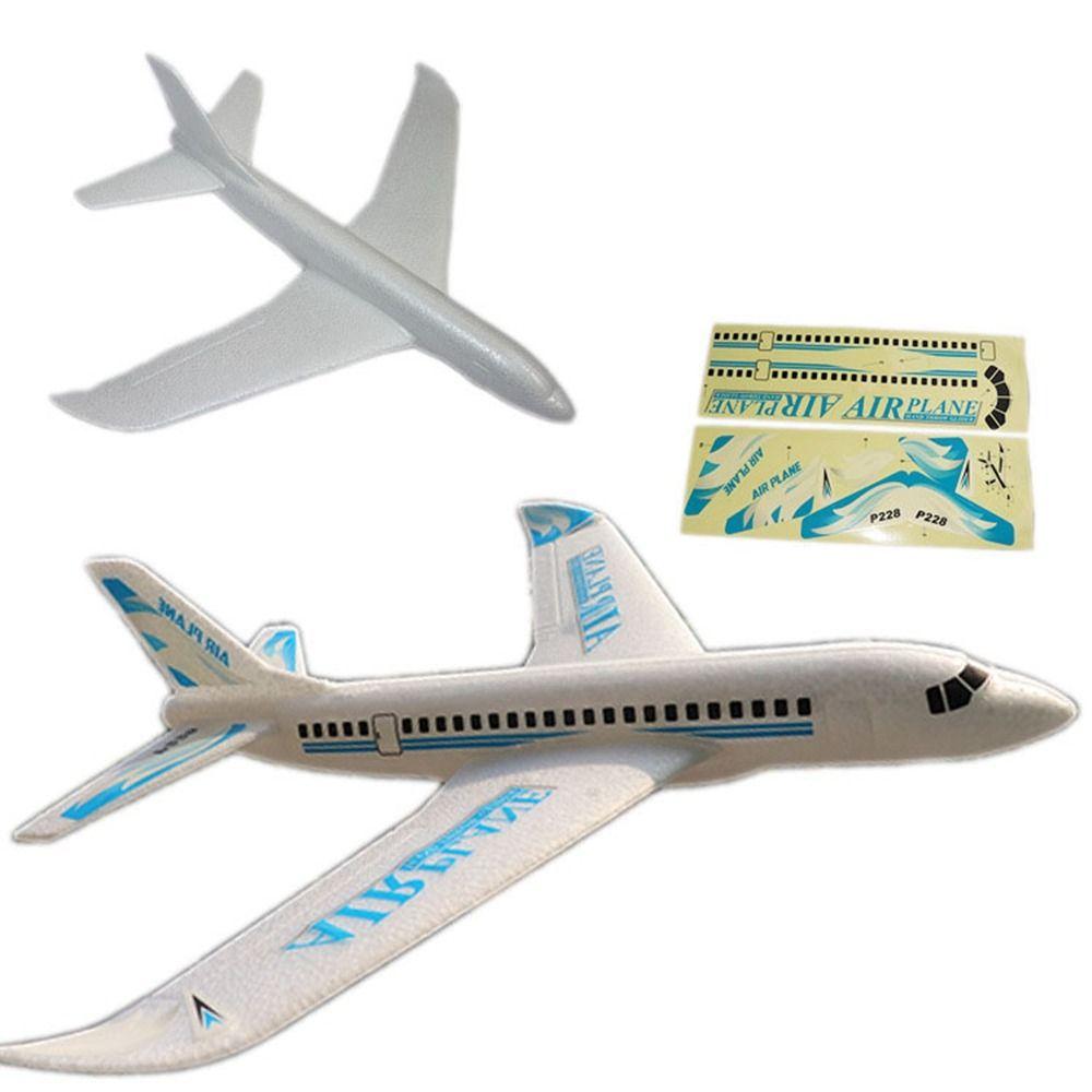 49*45cm Flight Model Flying Toy Parent Child Large Foam Glider Airplane Hand Throwing Planes Outdoor Toy for Kids Gift