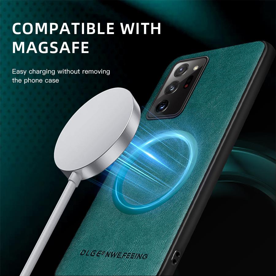 For Samsung Galaxy Note 20 Ultra Case Leather Back Cover Galaxy Note20 Phone Case For Samsung Note 10 Plus Note10 Luxury Cover