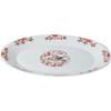 Ale-net Large Oval Plate, W42 X D30 X H3.5cm, Wanli Red-painted, Oval Serving Plate, Large Plate, Porcelain, Mino Ware, Made In Japan