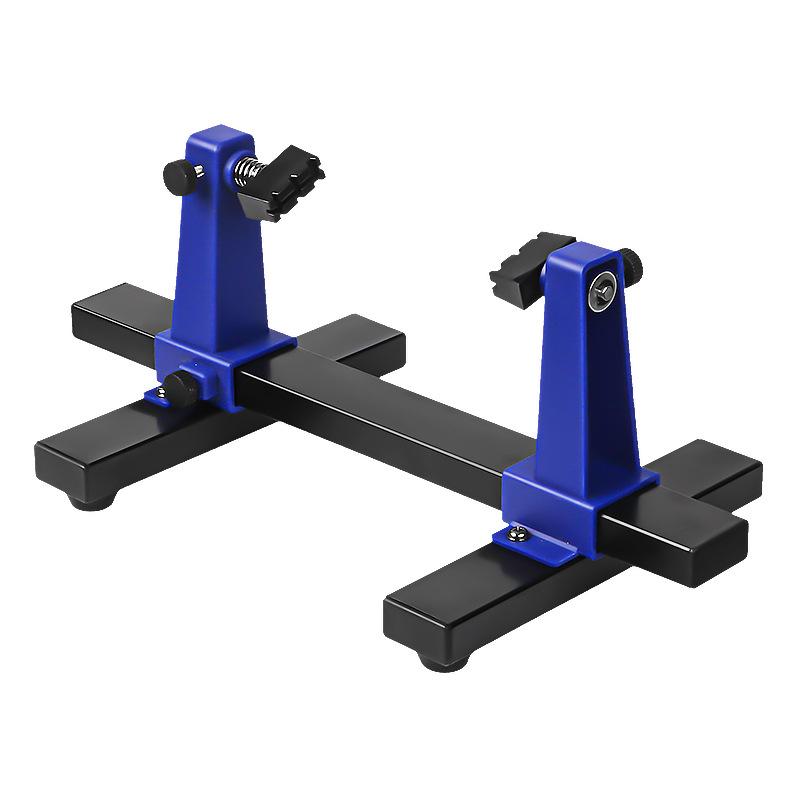 Combination Toolbox with Adjustable PCB Holder 360° Rotation Soldering Jig for Printed Circuit Board Repair and Assembly