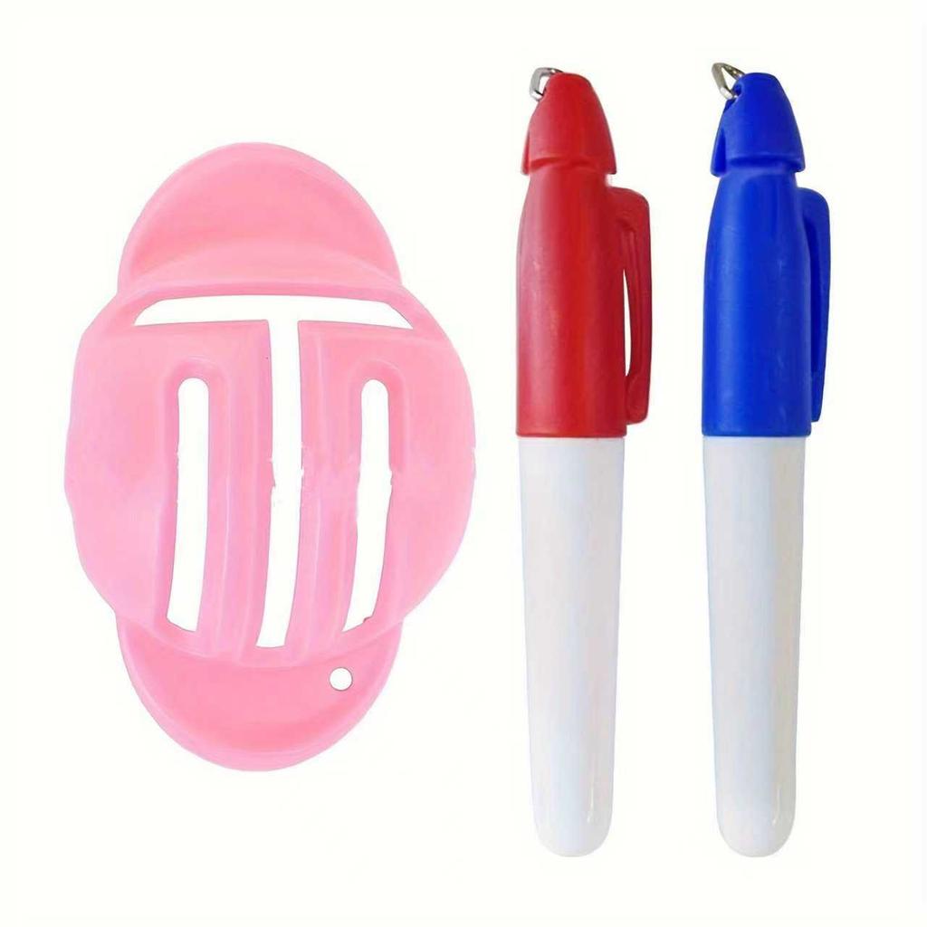 Набор шаблонов для разметки мячей для гольфа, маркер для разметки Triple Track, вспомогательные средства для позиционирования при патте, инструмент для спорта на открытом воздухе