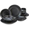 Набор посуды CreaTable Industrial Gold Black, 12 предметов (22707)