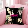 Arrival NNana Anime Cushion Cover Linen Pillowcase Cover Soft Decor for Sofa Home Room