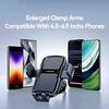 USAMS ZJ085 Air Vent Car Phone Holder One Touch Lock Release Rotating Phone Mount with Alloy Hook