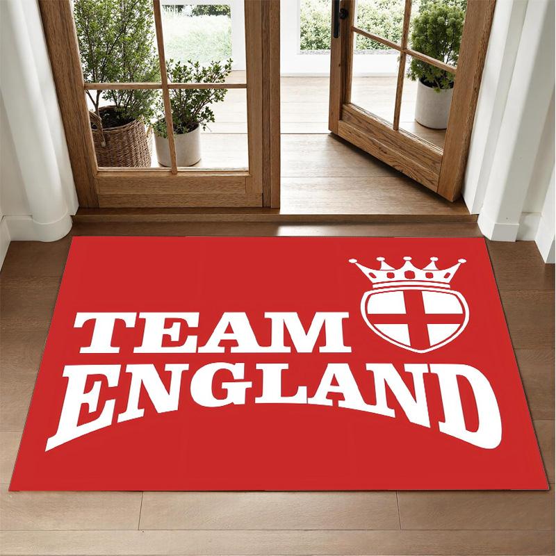 England national football team Design Crystal Velvet Rug Soft Decorative Mat for Bedroom Entrance
