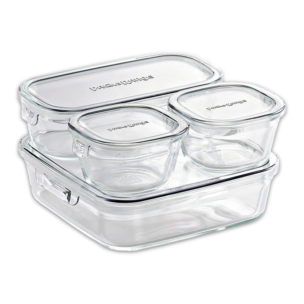 iwaki Pack & Range Square Glass Food Storage Containers Heat Resistant Microwave Safe PS-PRN-11W