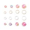10 шт./лот, бусины-разделители с двойным отверстием, позиционирующие круговые кольца для прыжков, для DIY браслетов из бисера, аксессуары для изготовления ювелирных изделий
