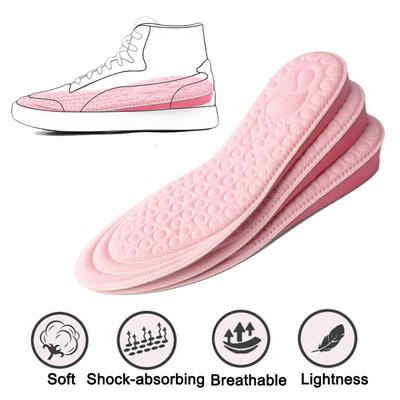 Стельки, увеличивающие рост, для женской обуви, стельки, вставки для обуви, увеличивающий каблук, увеличивающий шаблон, подушка, стельки из пены с эффектом памяти из ЭВА