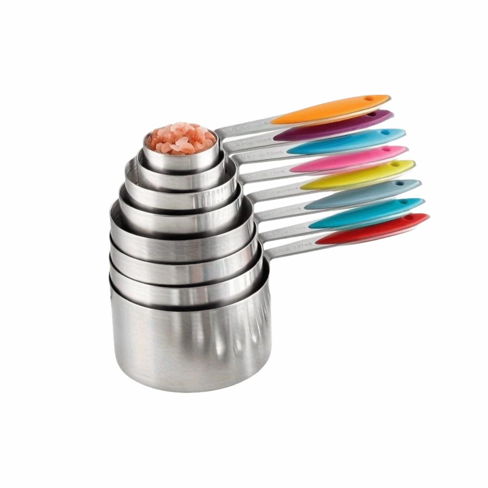 8/13Pcs Teaspoon Measuring Cups Set Stainless Steel Kitchen Measure Tool  Food Preparation