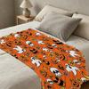 Halloween & Christmas Themed Flannel Blanket High-Density Plush, Soft & Warm Cozy Throw for Home Leisure