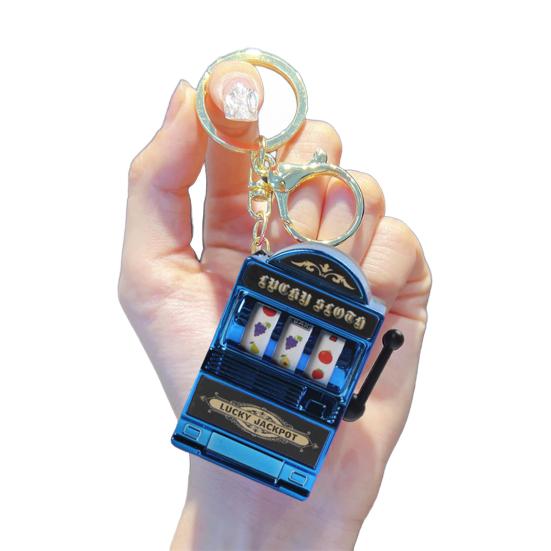 Мини-казино игровая консоль брелок портативный пластиковый брелок забавный подарок для геймеров многофункциональный игровой брелок