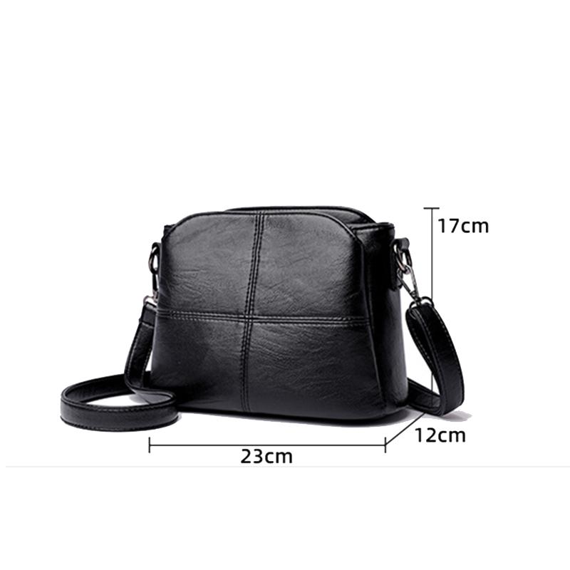 Yogodlns Women's Retro Design Crossbody Bag Trend Quality PU Leather Bucket Shoulder Bags Small Handbags