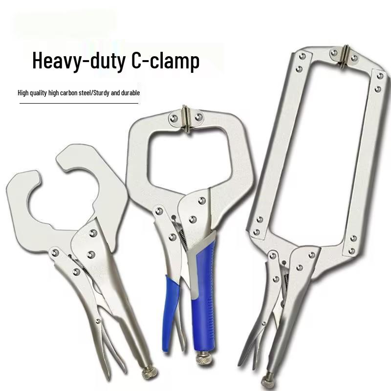 Многофункциональные универсальные плоскогубцы: Большое отверстие, плоская головка, быстрая фиксация для деревообработки и выравнивания труб