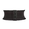 Ladies Cummerbunds Leather Waistband Stretch Cummerbunds Luxury Wide Belts Elastic Corset Band