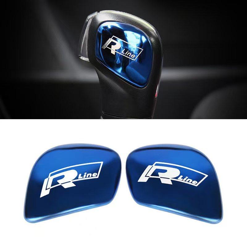 Car Gearbox Control Gear Lever Stickers Shift Stick Handle For VW Volkswagen POLO CC Golf 7 6 Bora Tiguan Passat B5 B6 B7 Jetta zf3
