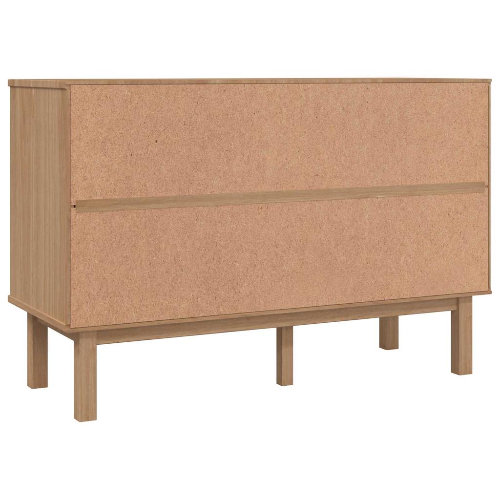 OTTA Black Drawer Chest of Drawers with Storage 111 x 43 x 73.5 cm