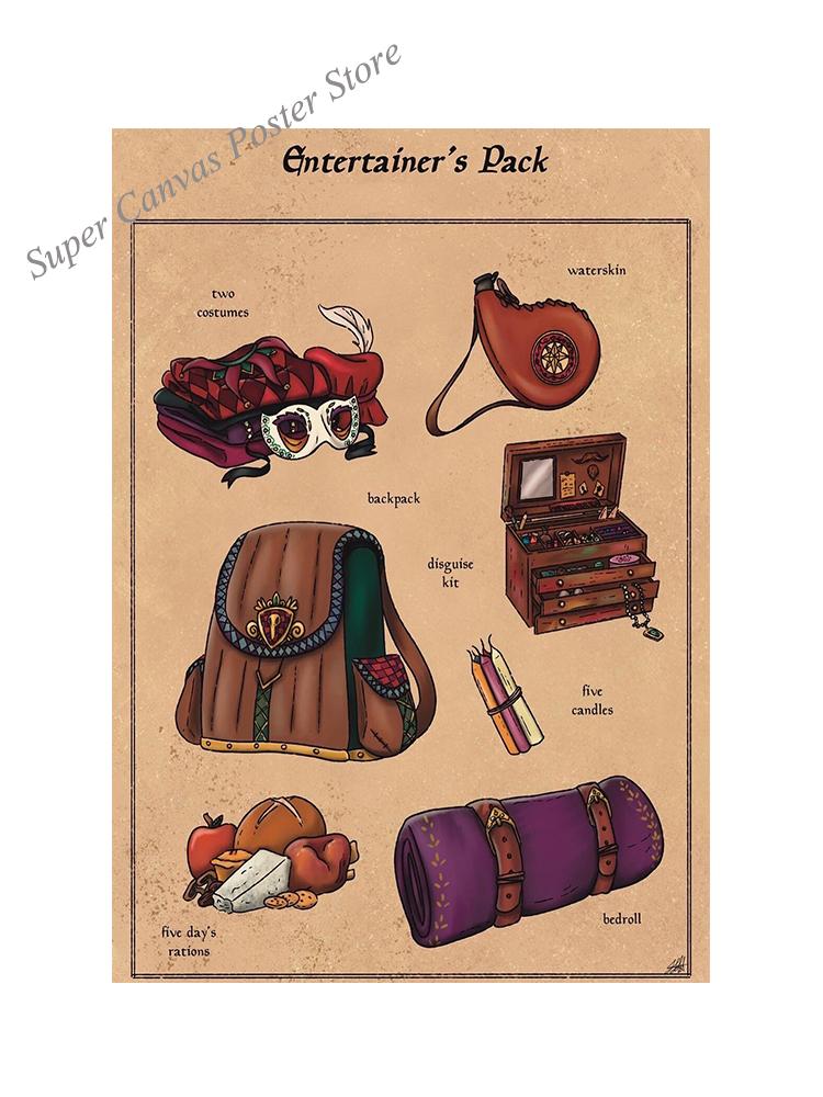 Забавный артист, дипломат, ученый, пакет, мыльная лампа, молоток, художественный принт, постер, холст, картина, винтажное украшение для стены, комнаты