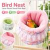 Warm Bird Sleeping Bag Small Pet Bed  for Parakeet Cockatiel Lovebird Small Animal Cage Decor