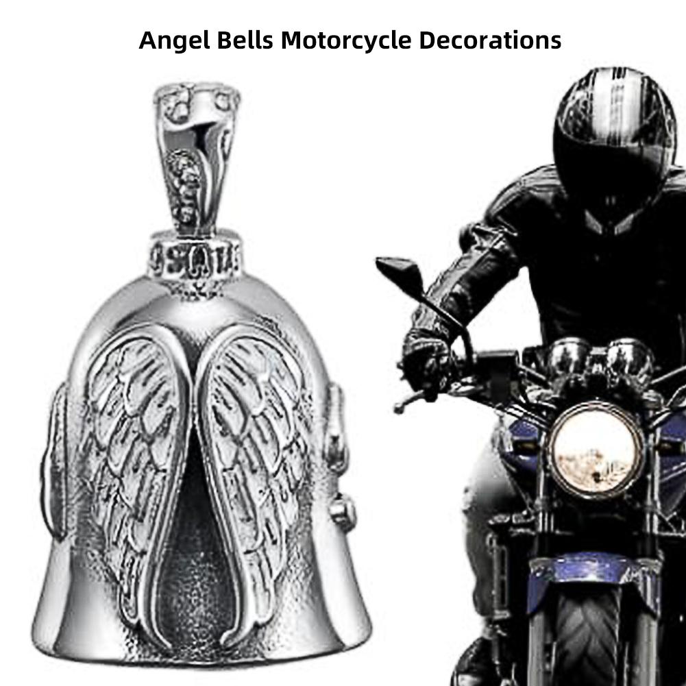 Riding Angel Bell Guardian Motorcycle Biker Riding Bell Motorcycle Decoration Accessories For Biker Riders Bicycle Valentine Gift