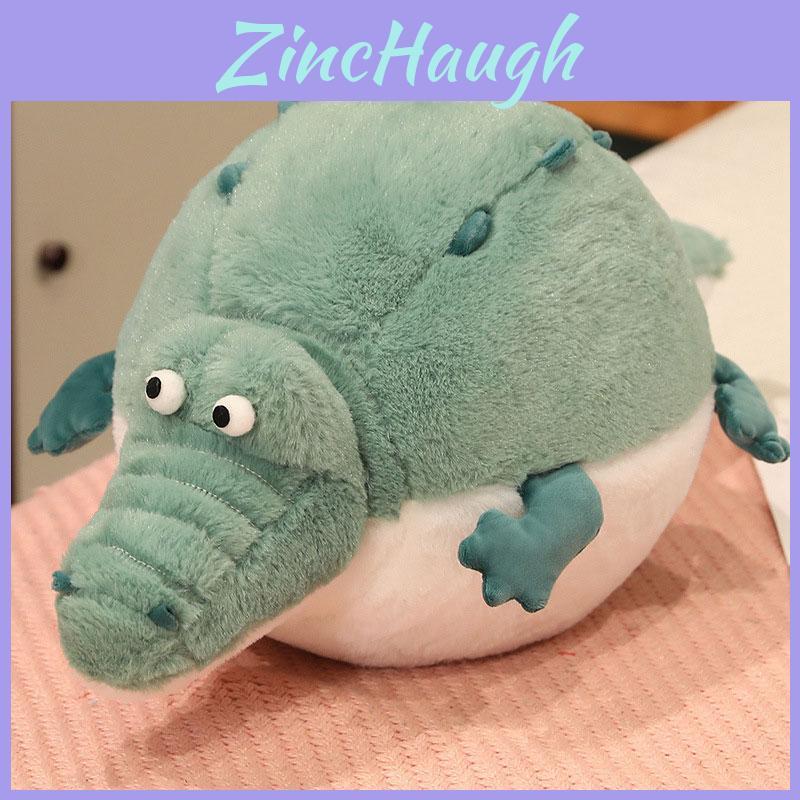 Cute And Soft River Puffer Crocodile Plush Toy Sleep Pillow Stuffed Animal Doll