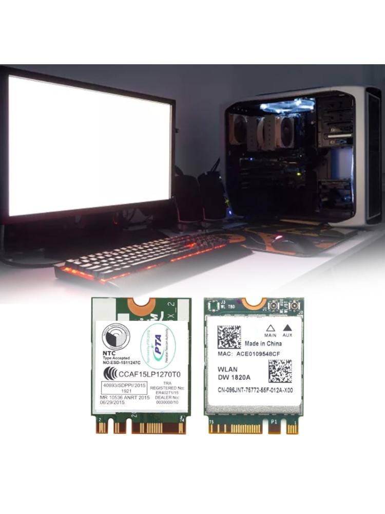 DW1820A BCM94350ZAE 1200Mbps 2.4G/5Ghz 802.11AC WiFi Card K Adapter -NGFF Bluetooth-compatible4.1 for Win7 8 10