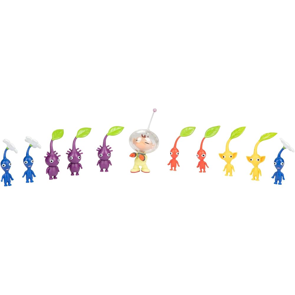 Набор фигурок Pikmin Коллекционные игрушки с множеством персонажей и детализированным дизайном