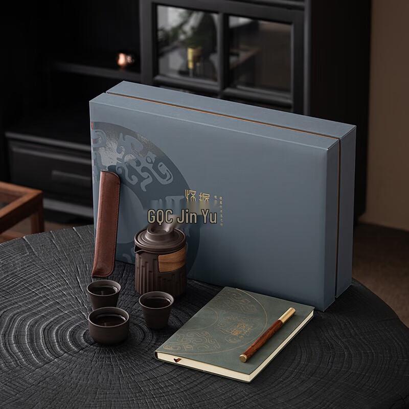 Китайский подарочный набор для чая из фиолетовой глины