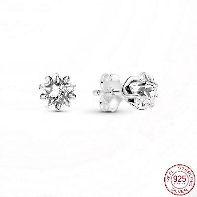 Серьги из стерлингового серебра 925 пробы, настоящее большое сердце, циркон, круглые серьги-кольца для женщин, модные серебряные серьги, ювелирные изделия, подарок