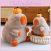 Cartoon Persimmon Capybara Plush Doll Childrens Birthday Gift Home Decoration