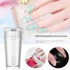 2.8cm Transparent Nail Art Transfer Stamp with Cover & Scraper