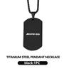 For AMG Stainless Car Logo Pendant Necklace Personalized Auto Decorative Accessories Mercedes Benz CITAN VITO SPRINTER CLS SLK FF75