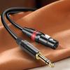 6.35mm trs male to xlr female, 5м