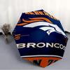 Printed Denver Broncos LOGO Folding Umbrella,Outdoor,Leisure,And Travel Umbrella,Durable Umbrella Fabric,Birthday And Holiday Gift