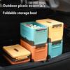 1Pc Foldable Storage Box Wardrobe Storage Box Large Capacity For Toy Clothes Snacks Books Shoes Plastic Box For Car Household