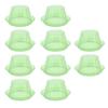 10 шт. Зеленые садовые колпаки, пластиковые круглые крышки для растений, многоразовые купола для увлажнения семян растений для дома