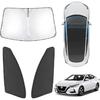 Karltys 3PCS Front And Side Windshield Sun Shade For 2015-2024 2025 Jeep Renegade, Reflective Window Sunshade  Fit Renegade, Foldable Sun Shield Sun