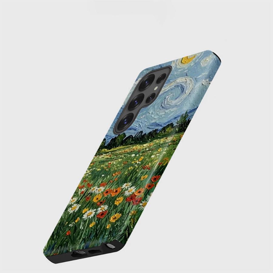 Чехол для телефона для Samsung Galaxy S25 S24 Ultra S20 FE S23Ultra A26 A56 A16 S25Ultra A36 S23 Мягкий чехол Capa Ван Гог Модный