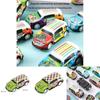 Simulation Mini Inertia Graffiti Off Road Vehicle Kid Toy For Toddlers Kids Girls Boys Learning Play