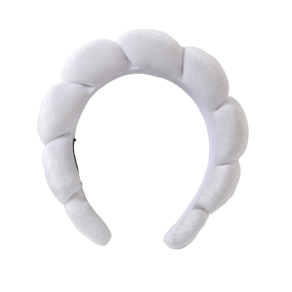 Губчатые повязки на голову для женщин и девочек, пышная повязка для волос, махровая ткань с пузырьками для макияжа, Co Spa, ретро повязка для волос, женские аксессуары для волос, головные уборы