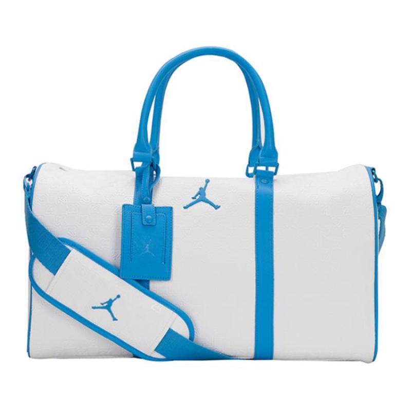 Jordan Polyester Travel Bag Medium Unisex White & Blue Jordan JD2443027AD-003