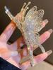 1Pcs Exquisite Crystal Butterfly Metal Hair Claws For Women Girls Party Hair Accessories