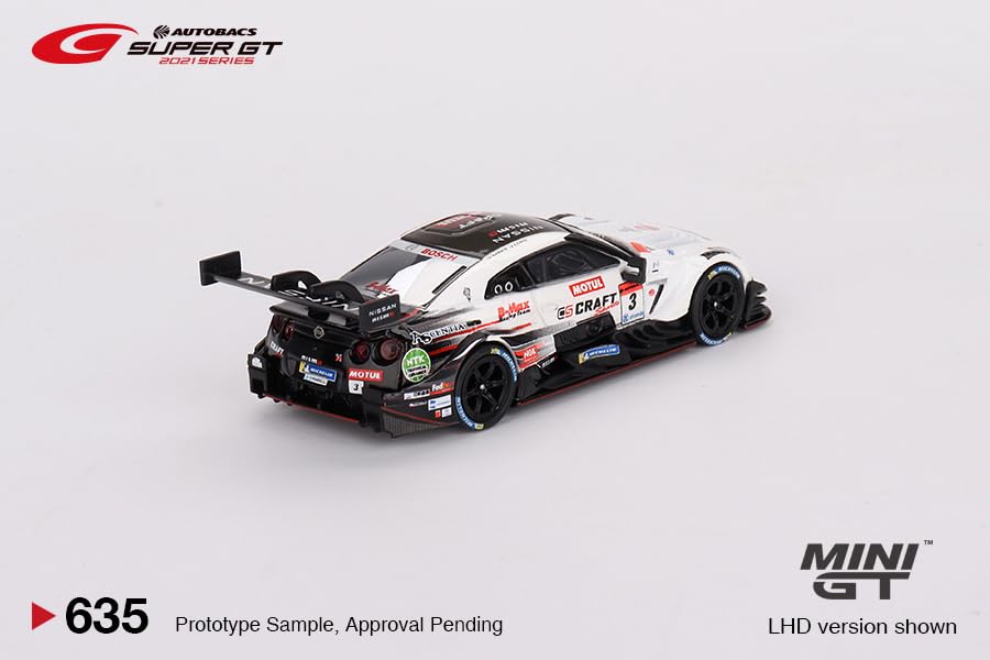 Миниатюры TrueScale MINI GT Nissan Nismo GT500 SUPER GT Series NDDP Racing с правым рулем, ограниченный тираж, готовая модель 1/64 GT-R 2021#3 B-Max