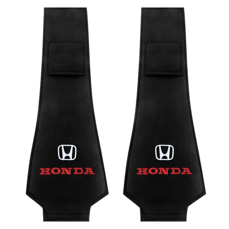 Для Honda 1/2 шт. Автоаксессуары Защитные чехлы на подголовник сиденья Для Honda Civci CRV Accord Mugen Prelude FIT City CRZ CRX Jazz