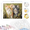 Рамка Кот Картина по номерам для взрослых Наборы для поделок Ручная роспись животных на холсте Картина Рисунок Раскраска по номерам Домашний декор 40x50 см