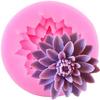 1PC Portable Diy Baking Cake Decorating Soap Mold  Universal Resin Chrysanthemum Flower Silicone Mold