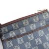 Used LOEWE Anagram Shoulder Bag Shoulder Bag canvas leather Blue Brown Used Women
