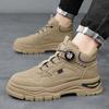 Fashion 2025 Autumn New Casual Sports Anti Slip Outdoor Mountaineering Desert Combat Knob Work Boots for Men