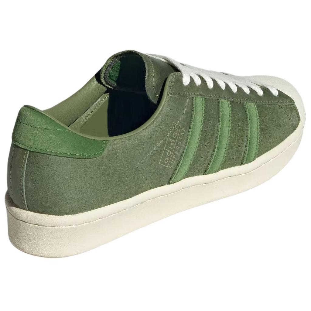 Adidas Superstar Vintage Crew Green Unisex Sneakers Craft-Green Cream-White JI0318